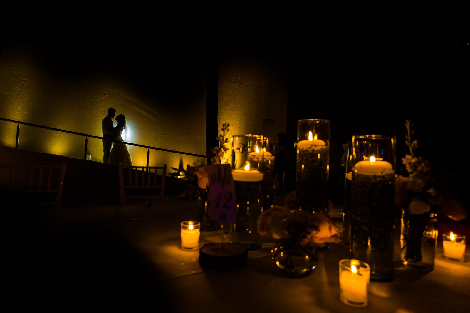 bride-groom-veils-silouette-candles-wedding